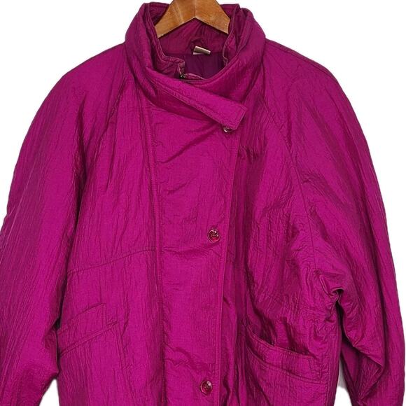 Gitano Outerwear Vintage Women's Coat Jacket Hot Pink 1X - Picture 1 of 10
